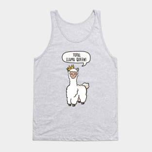 Total Llama Queen Tank Top